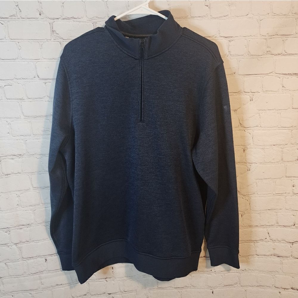 Men's Under Armour loose zip-up fleece sweater, size Large